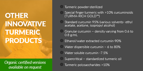 Turmeric products